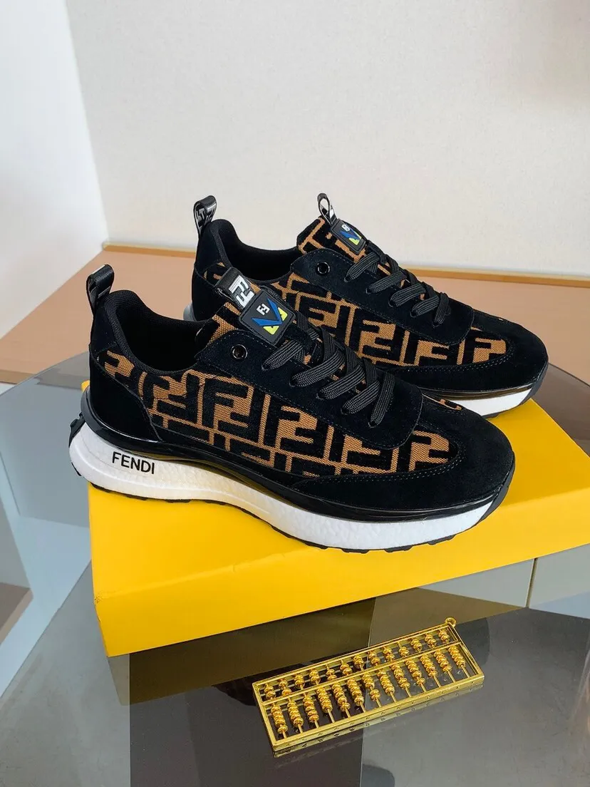 Factory price 442 (fendi) New style casual 👊🏻 upper 🇮🇹 imported cowhide fabric 🇩🇪 lining imported breathable mesh lining. The original outsole is molded to reflect the identity of every man, and the upper foot is stable and elegant🚶🏻🚶🏻High-end customized original version📯No matter the wind or rain, the shoe last remains unchanged and can withstand the verification of time🔍️,🔵 Size: 38-44